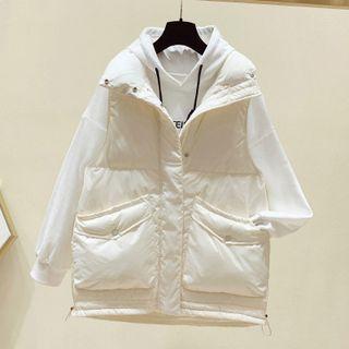 Plain Padded Vest Jacket