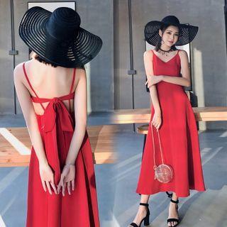 Spaghetti Strap A-line Sun Dress