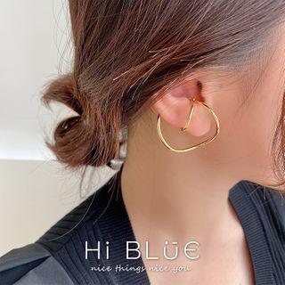Wirework Alloy Earring 1 Pair - Gold - One Size