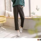 Roll-up Straight-leg Pants