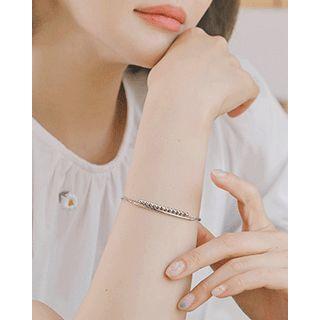 925 Silver 2-strand Chain Bracelet