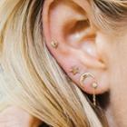 Set: Alloy Heart Moon & Star Earring