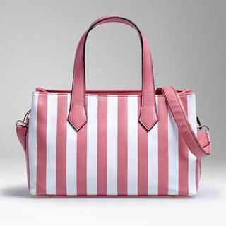 Striped Satchel