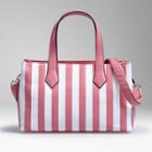 Striped Satchel