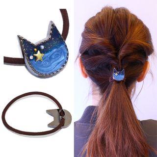 Cat Print Hair Tie