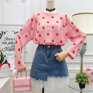 Wave Point Long-sleeve Sweater