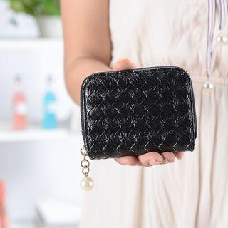 Woven Zip-around Wallet