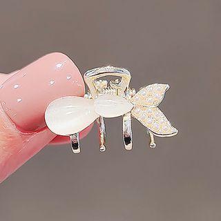 Rhinestone Mermaid Tail Hair Claw Ly2249 - White - One Size