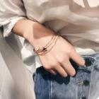 Set Of 3: Star Open Bangle