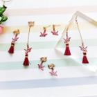 Alloy Origami Crane Dangle Earring (various Designs)
