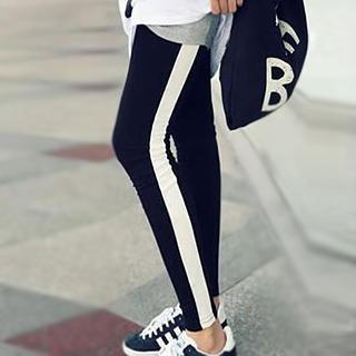 Contrast Striped Leggings