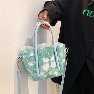 Set: Print Bucket Bag + Pouch