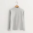 Mock Neck Long-sleeve T-shirt