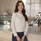 Letter Long-sleeve Cotton T-shirt