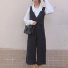 Pinafore Wide Leg Jumpsuit
