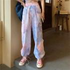 Tie Dyed Cargo Pants As Shown In Figure - One Size
