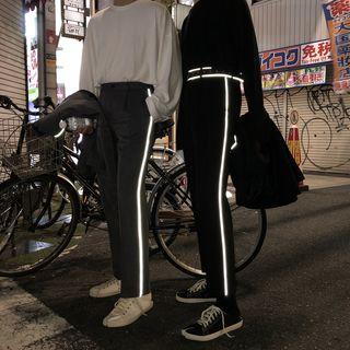 Contrast Trim Blazer / Dress Pants