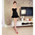 Strapless Sheath Minidress