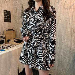 Zebra Print Shirt / Dress