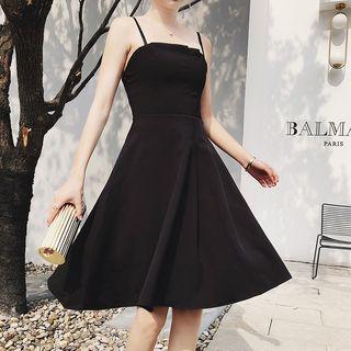 Spaghetti Strap A-line Party Dress