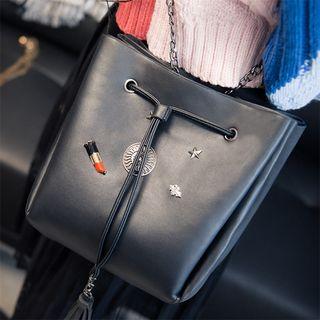 Embellished Bucket Bag