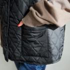 Tall Size Snap-button Quilted Vest