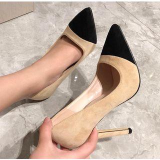 Cap-toe Stiletto-heel Pumps