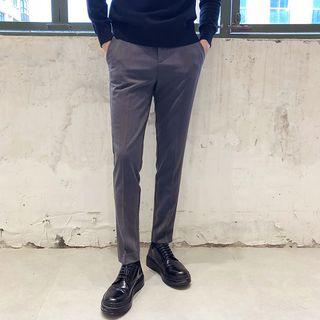 Slim Fit Plain Pants