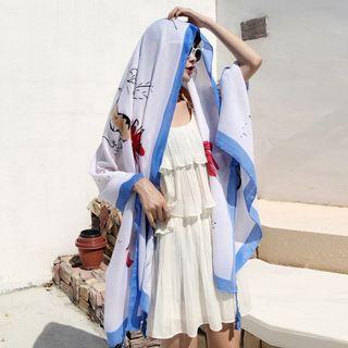 Print Shawl Deer - 180cm X 100cm