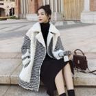 Houndstooth Fleeced Jacket