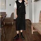 Set: V Neck Vest + Skirt