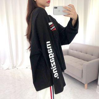 Magazine Printed Oversized T-shirt