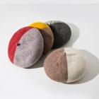 Two-tone Beret Hat