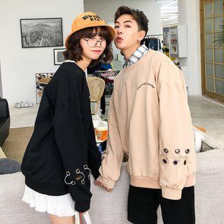 Couple Matching Hoop Detail Pullover