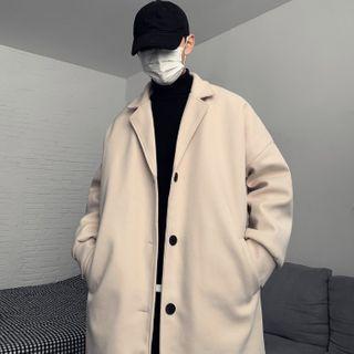 Couple Matching Single-breasted Plain Coat