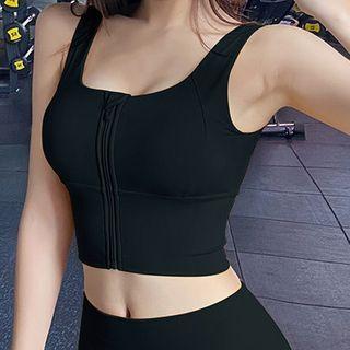 Zipped Sports Top
