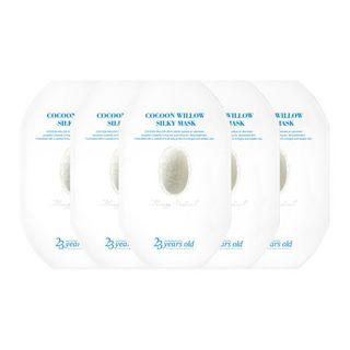 23years Old - Cocoon Willow Silky Mask Set 5pcs 43g X 5pcs