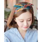 Bow Scarf Print Hair Band