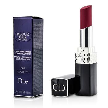 Christian Dior - Rouge Dior Baume Natural Lip Treatment Couture Colour (#660 Coquette) 3.2g/0.11oz
