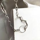 Chain Necklace 1 Pc - Necklace - Silver - One Size
