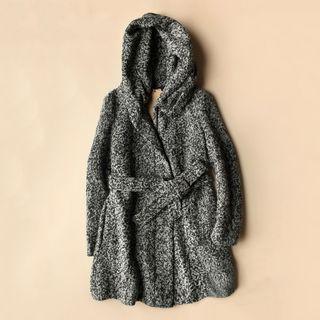 Hooded Tie-waist Coat