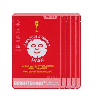 Medius - Mini Ampoule Synergy Mask Set 5pcs (5 Types) Brightening Plus