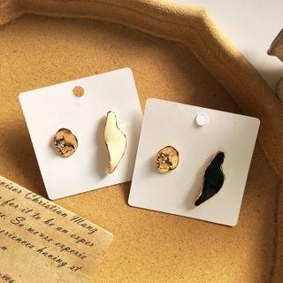 Non-matching Alloy Irregular Earring
