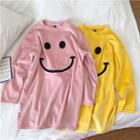 Smiley Face Sweatshirt Dress