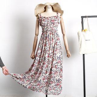 Sleeveless Floral Sun Dress