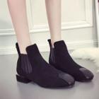 Chunky Heel Ankle Chelsea Boots