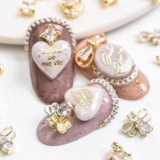 Rhinestone Alloy Bee Nail Art Decoration