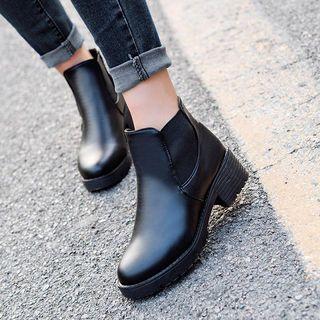 Low Heel Ankle Boots