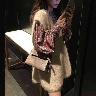 Sweater Vest / Floral Blouse / Dress / Camisole / Set