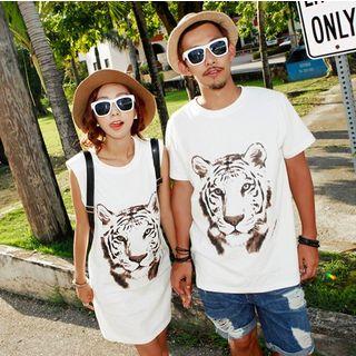 Tiger Print Couple T-shirt/dress